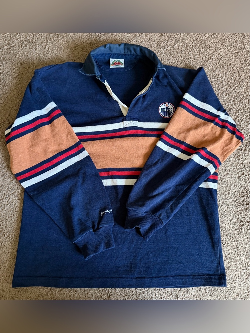 Vintage Edmonton Oilers NHL
Canada Barbarian Rugby Wear